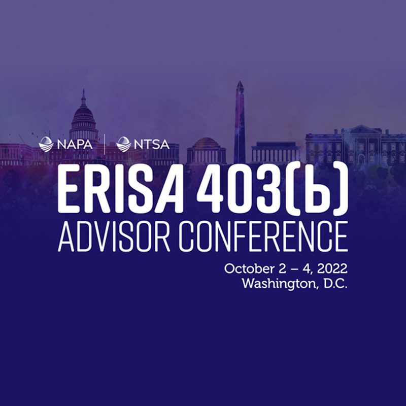 Featured image for “NAPA Erisa 403b Advisor”